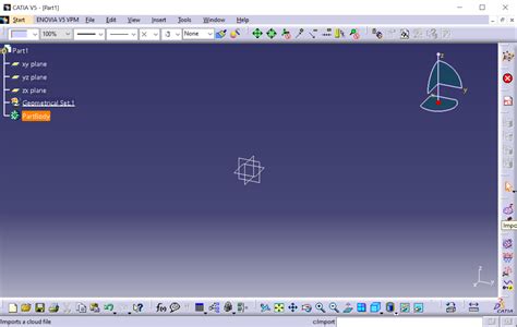 How to Convert Graphics to Solid Body in CATIA .